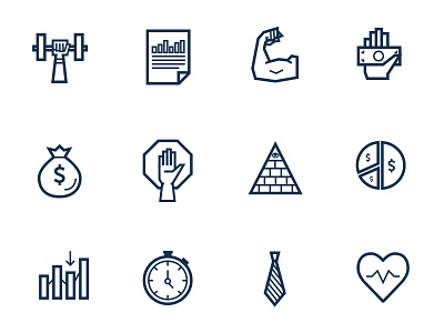 Stock Trading Icons icons mindbox studios pyramid sell stocks stop strong