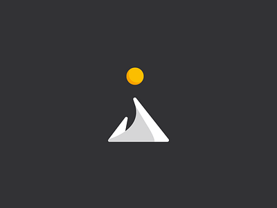 Summit iceberg illustration midnight moon summit vector