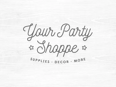 (YPS) Logo & Branding awaken design company brand branding design logo logo design minimal party simple stars type wood