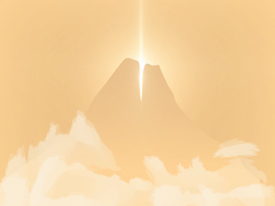 Apotheosis ascension games journey motion graphics mountain playstation