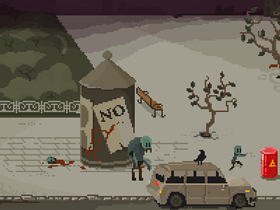 No Hope For Us game pixel zombie