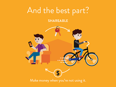 Share your bike bike fireart fireart studio flat keys mobile money orange sharing