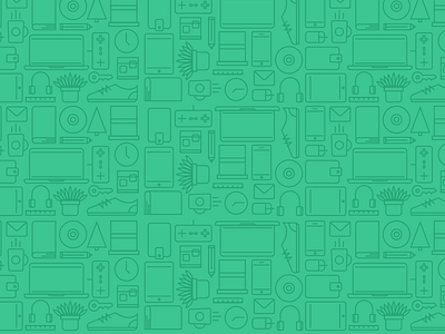 Header pattern green header line objects office pattern