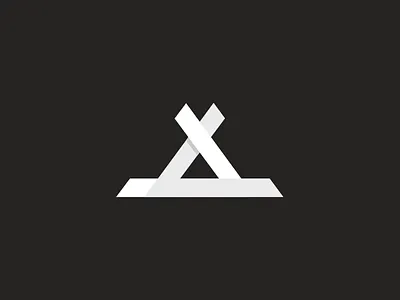 Fallen V design identity illustration logo logotype mark symbol