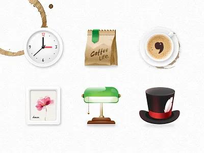 Coffee life clock coffee flash gallery hat nice paperbag taste