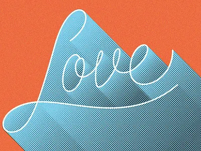 Love Script lettering love script