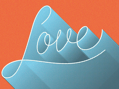 Love Script lettering love script