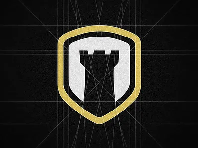 Paladin - Mark (Geometry) chess consulting geometry identity logo meritt merittthomas paladin rook shield