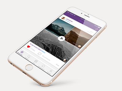 Vitro App 2.0 app collaborative icons interface ios iphone mobile social network ui uiux ux video