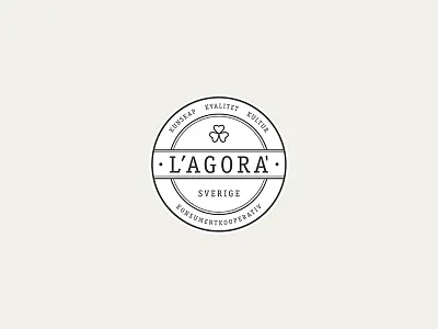 Logo badge branding cooperative food logo stamp