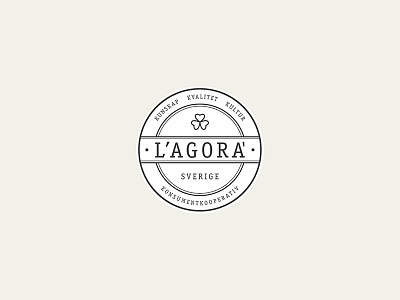 Logo badge branding cooperative food logo stamp