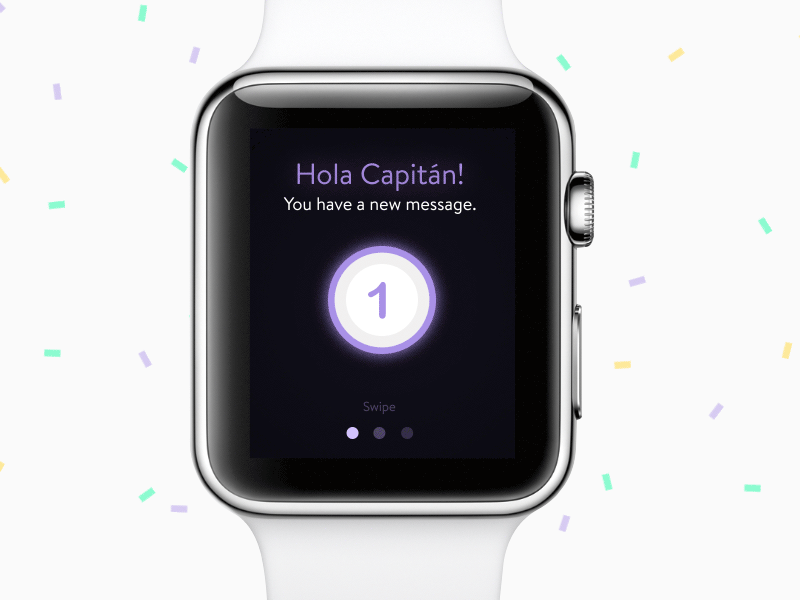 Watch Notification apple apple watch growl interface notification pop up popup user notification watch