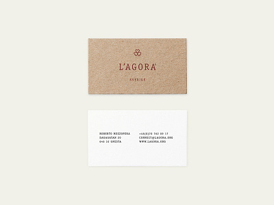 Business Card branding business card cooperative food print stationary