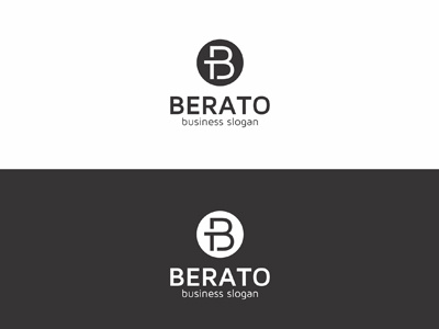 B Letter Logo Berato TB b logo consulting corporate branding customizable identity media monogram monogram logo software studio unique logo web