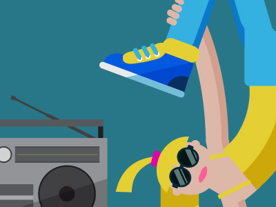 Bgirl bgirl breaking vector