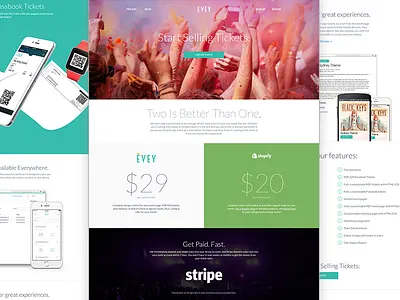 Homepage evey homepage tickets web