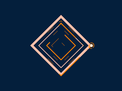 Summer of Baseball animated gif animation baseball diamond gif loop mograph motion graphics shape sport square summer