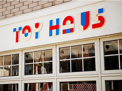 Toy Haus branding logo signage toy type