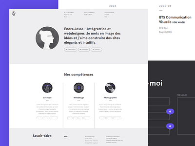 Resume cv experience resume skills web design website