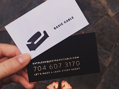 Pressed & Foiled business cards couch foil letterpress logo simple