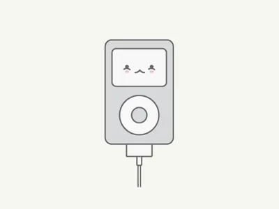 Third Generation flat generation illustration illustrator ipod nano vector