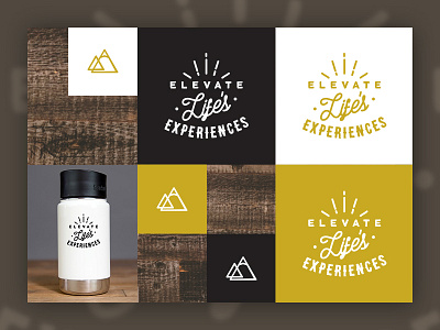 Elevate Life's Experiences brand canteen color icon logo noble cause