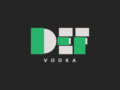 Day 01 - Modern Food/Bev Logo branding logo logo challenge vodka