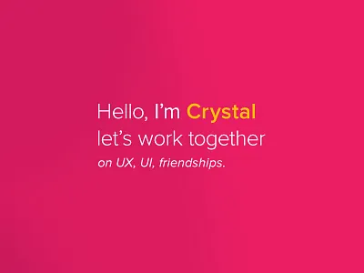 Let's Work Together! design friendships hire mobile product responsive ui ux web