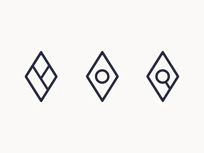 Travel: Logo Exploration 1 brand branding diamond geometric geometry icon line line art logo shapes simple travel