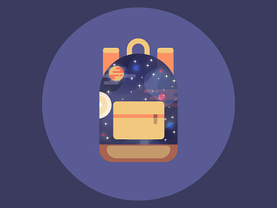 Hipster Galaxy Backpack backpack bag galaxy hipster planet school space student sun teen