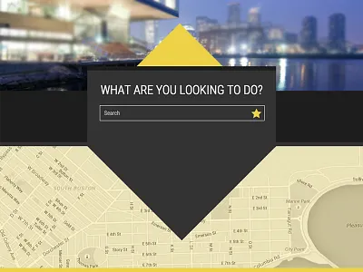 South Boston Resource Guide angular design city guide geometric design resource guide south boston web design