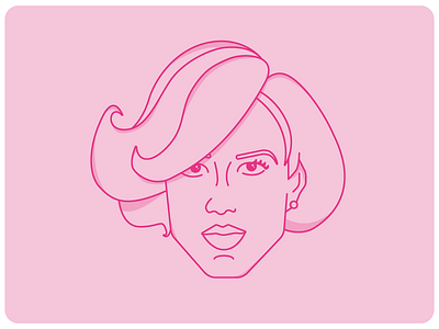 molly avatar breakfast club claire illustration molly ringwald pink portrait