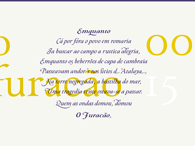 o furacão paciencia type family typedesign typography