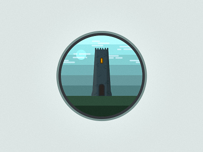 Tower icons illustration medieval tower