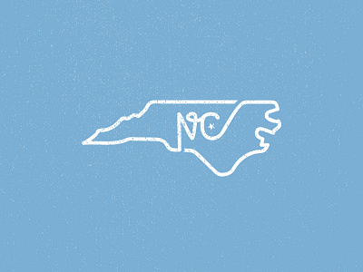 North Carolina State Mark blue brand branding design identity illustrator lines logo logo design simple simplicity vector