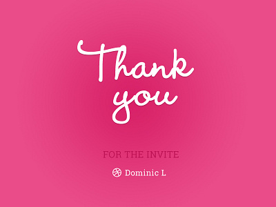 Thank you Shot debut dribbble thankyou