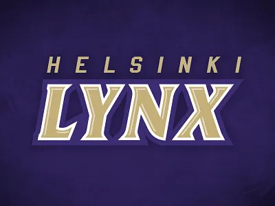Helsinki Lynx - Wordmark competition concept helsinki hockey icehl icethetics lynx sportslogo