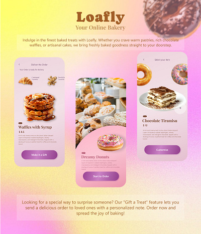 Bakery App app bakery branding food ui