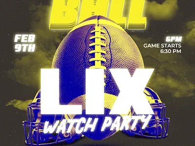 Football Flyer Template instagram flyer