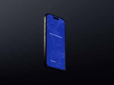 Minimal iPhone 15 Mockup apple iphone iphone 15 mockup minimal mockup photoshop ui