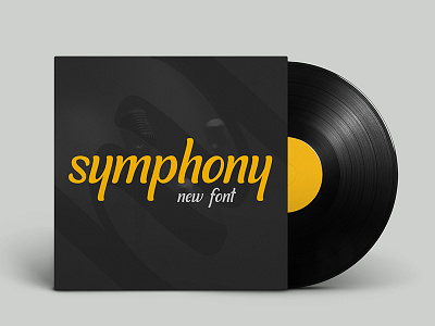 Font Design- Symphony design font handdrawn letter lettering type typography