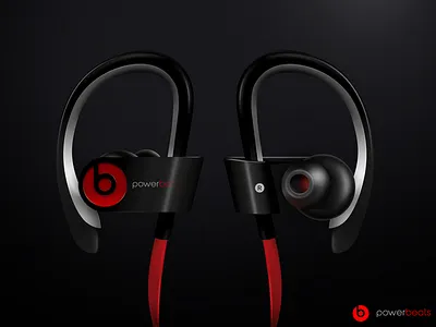 Powerbeats2 Wireless headphone icon ui