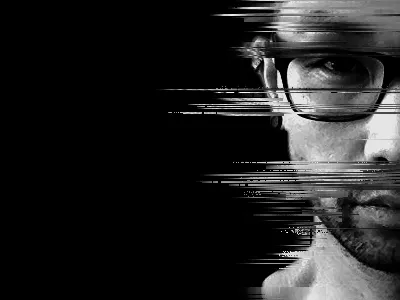 Glitch Portrait glitch photography portrait
