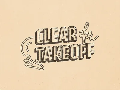 Clear For Takeoff aviation boardgame logo pan am retro vintage