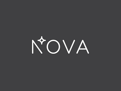 Nova Flash camera flash light logo nova star wordmark