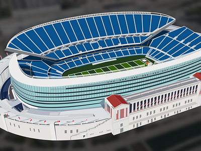 Soldier Field Illustration illustration