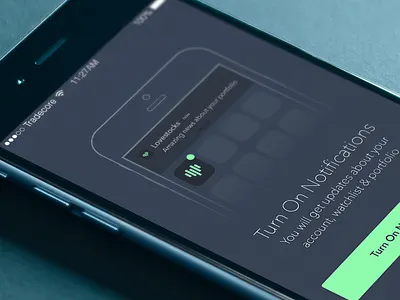 Turn On Notifications apple application fractional investment ios lading lovestocks page shares stock trading watch