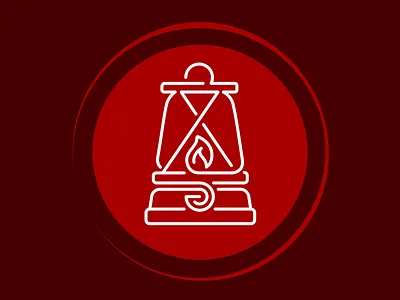 Red Lantern Crew illustration lantern logo