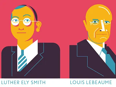 Dudes geometric portraits vector