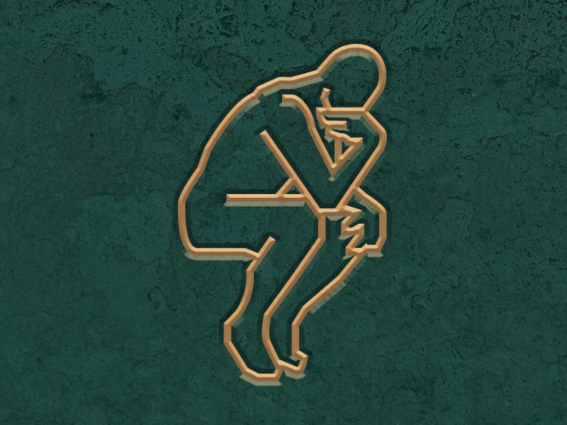 The Thinker art bronze classic rodin statue thinker